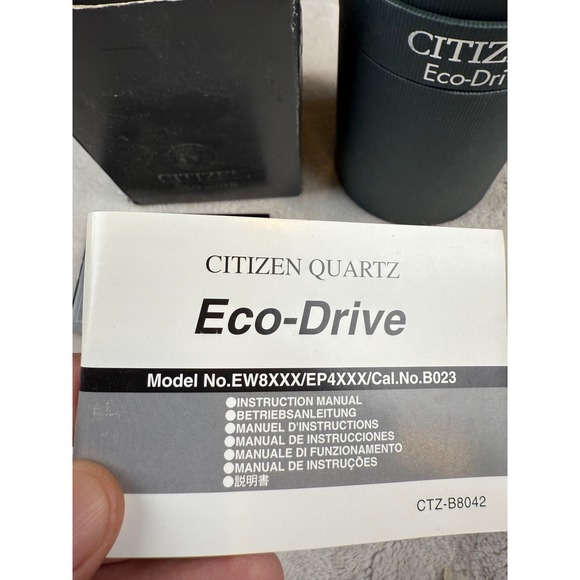 Citizen Eco-Drive Womens Two Tone Watch B023-K005855 Horseshoe Link Bracelet - Picture 3 of 6